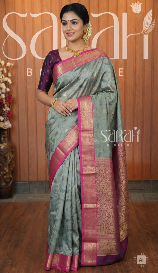 silk zari saree