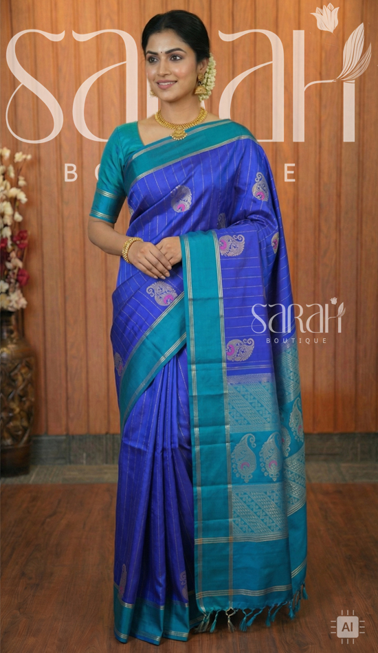 silk zari saree