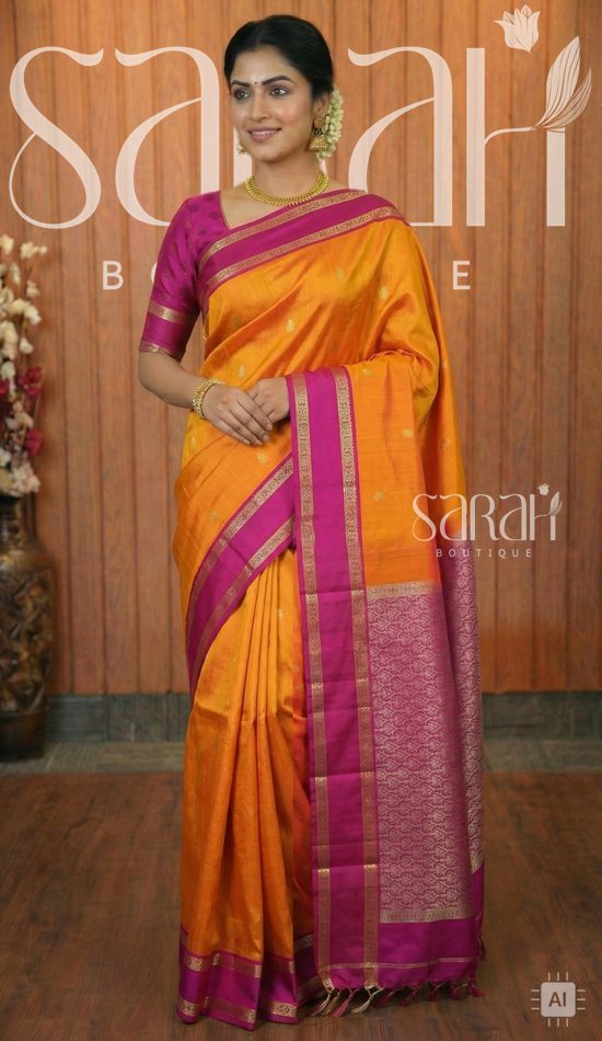 silk zari saree