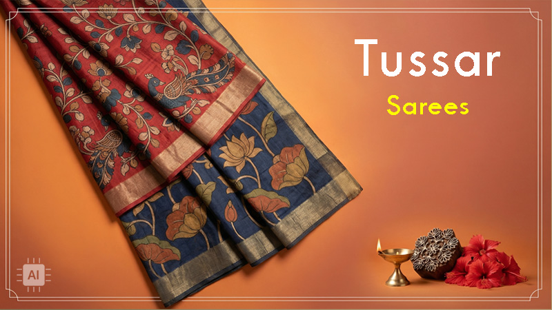 tussar sarees